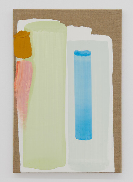 17_4_3 – 60 x 40 cm; Öl, Acryl, Leimfarbe, Leimgrundierung auf Leinwand; Foto: Annette Kradisch