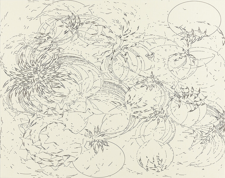 #294, 2005 &ndash; 34,3 x 43,4 cm; Tusche auf Papier; Foto: Atelier Gerhard Mayer