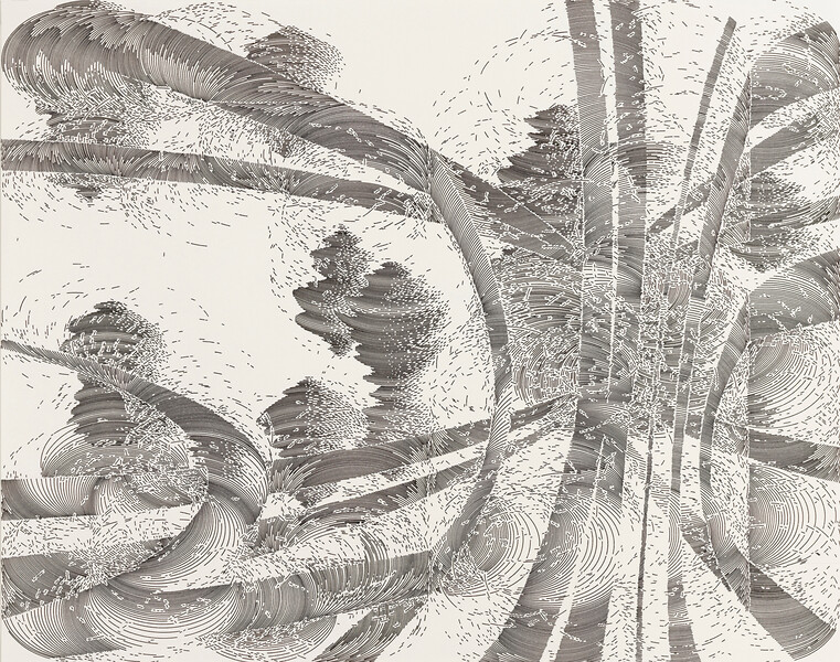 #363, 2006 &ndash; 34,3 x 43,4 cm; Tusche auf Papier; Foto: Atelier Gerhard Mayer