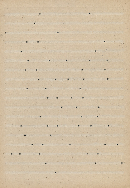 Ohne Titel, Blatt 3, 2004 – 20,1 x 14,1 cm; Papier