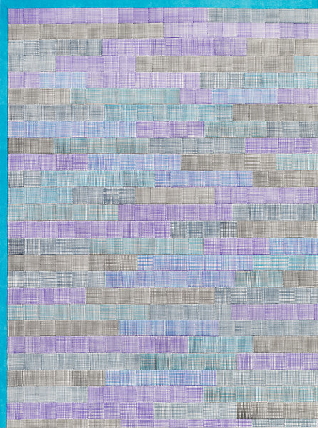 grenzen (8), 2017 &ndash; 75 x 56 cm; Aquarell; Foto: Annette Kradisch