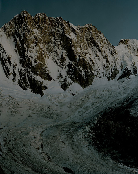 Grandes Jorasses (Montblanc Massiv) aus der Serie „Nordwände“, 2007-2008 &ndash; Ed. 5; 120 x 95 cm; Light Jet Print