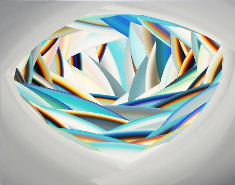 EP154 „Diamant“, 2022 – 34,3 x 43,4 cm; Öl auf Aluminium; Foto: Studio Gerhard Mayer