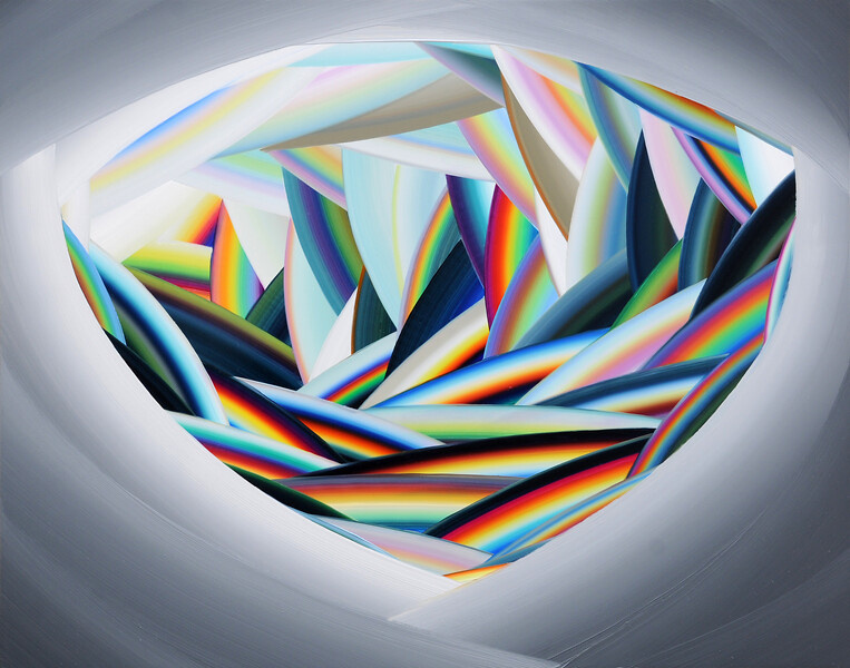 EP156 „Diamant“, 2022 – 34,3 x 43,4 cm; Öl auf Aluminium; Foto: Studio Gerhard Mayer