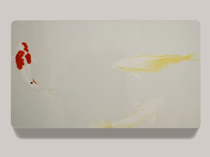 ki-1701-0, 2011 – 57 x 100 x 8 cm; Öl, Aluminiumschichtplatte, Holz