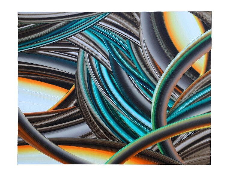 EP223, 2026 &ndash; 34,3 x 43,4 cm; Öl auf Aluminium; Foto: Studio Gerhard Mayer