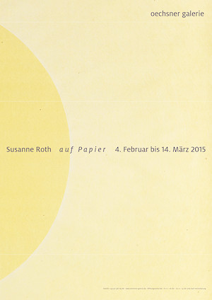 Susanne Roth "Auf Papier II"