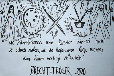 Sebastian Tröger - Malerei auf Plakatwand - Stadenstraße/Tattersaal, 90491 Nürnberg – Foto: Sebastian Tröger