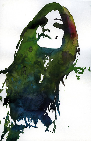 belle of the lake, 2008 &ndash; 25 x 17,5 cm; Aquarell auf Papier