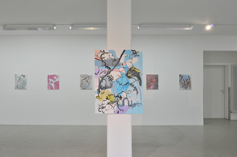 Ausstellungsansicht "Both Here an Over There" &ndash; Foto: Annette Kradisch