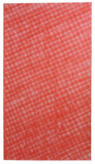 Martina Essig, Ohne Titel 2012 / 12, 2012 – ca. 197,3 x 110 cm, Acryl, Aquarell auf Papier