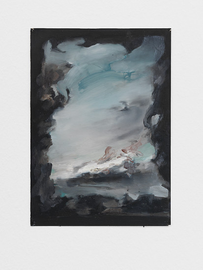 Nazzarena Poli Marramotti, "Temporale", 2012 – 21 x 15 cm; Öl auf Papier