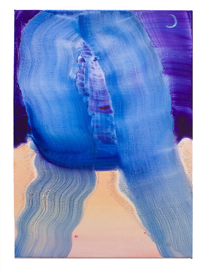 Aneta Kajzer, Moonlight, 2022 – 70 x 50 cm; Öl auf Leinwand; Foto: Studio Aneta Kajzer