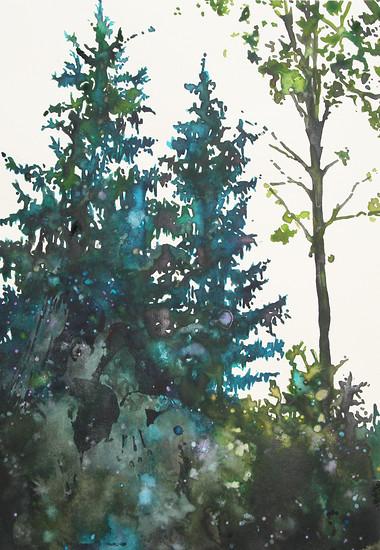 o. T., 2008 &ndash; 35 x 25 cm; Aquarell auf Papier; Foto: Annette Kradisch