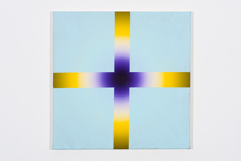 B 501, 2010 &ndash; 45 x 45 cm; Acryl auf Leinwand; Foto Annette Kradisch