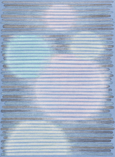 lichten (5), 2020 – 19 x 14 cm; Aquarell, Papier; Foto: Annette Kradisch