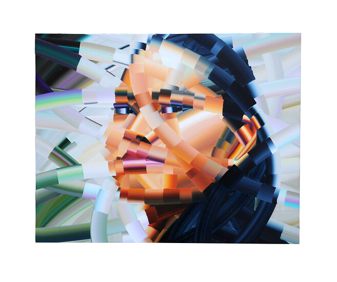 EP184 „Sapana”, 2023 &ndash; 34,3 x 43,4 cm; Öl auf Aluminium; Foto: Studio Gerhard Mayer