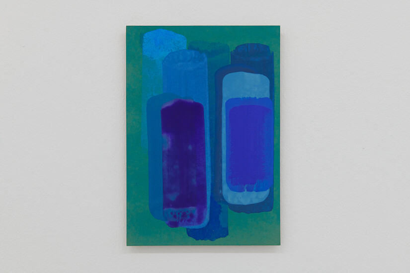 Daniel  Bischoff, 22_2_14, 2022 – 33,5 x 23,5 cm; Acryl- und Ölfarbe nd Eitempera auf HDF; Foto: Annette Kradisch
