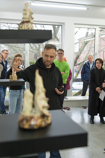 Markus Putze (Künstlergespräch 11/2025 (Foto: Rainer Kradisch)