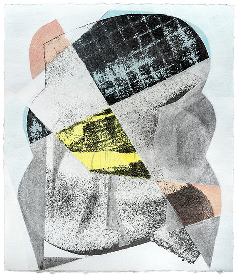 &, 2021 &ndash; 37 x 32 cm; Kasein und Pigment auf Papier; Foto: Studio Jasmin Schmidt