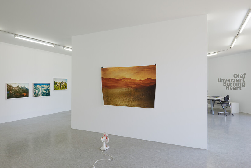 Ausstellungsansicht „Burning Heart” &ndash; Foto: Annette Kradisch