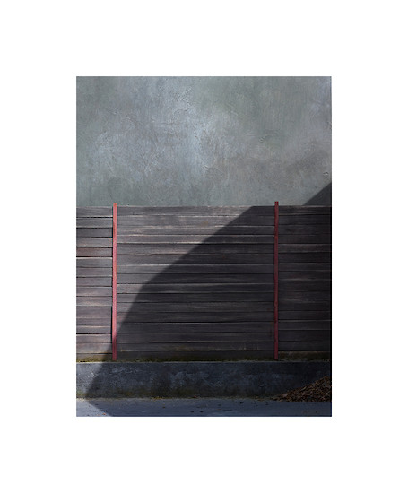 „Schatten 5“ (Bretterwand), 2016 – Ed. 5; 53,4 x 40 cm auf 77,4 x 64 cm; Archival Pigment Druck