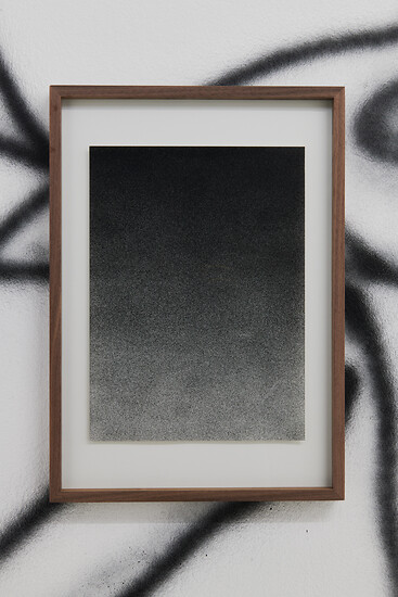 René  Radomsky, Ohne Titel, 2025 &ndash; 29,7 x 21 cm, Acryl auf Papier (Foto: Annette Kradisch)