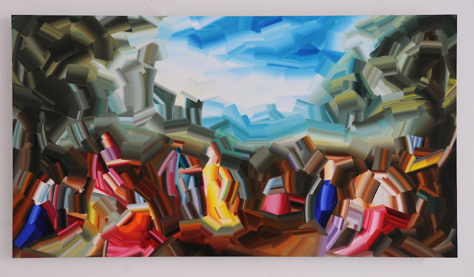 EP # 63 (nach Karel van Mander, The Confidence of Scipio), 2013 &ndash; 35,2 x 64,5 cm; Öl auf Aluminium