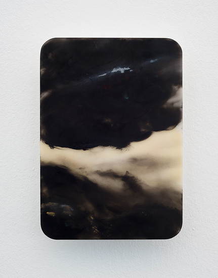 Christian Faul, 06-218W, 2018 – 34 x 24 x 3,5 cm; Öl/Acrylglas; Aluminiumschichtplatte; Foto: Annette Kradisch
