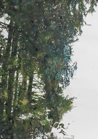 o. T., 2008 &ndash; 100 x 70 cm; Aquarell auf Papier; Foto: Annette Kradisch