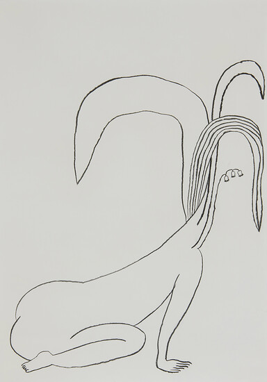 Tomoe Hikita, Ohne Titel, 2025 (Ed. 30) &ndash; 80 x 60 cm; Siebdruck (Atelier Rainer Michely); Foto: Annette Kradisch