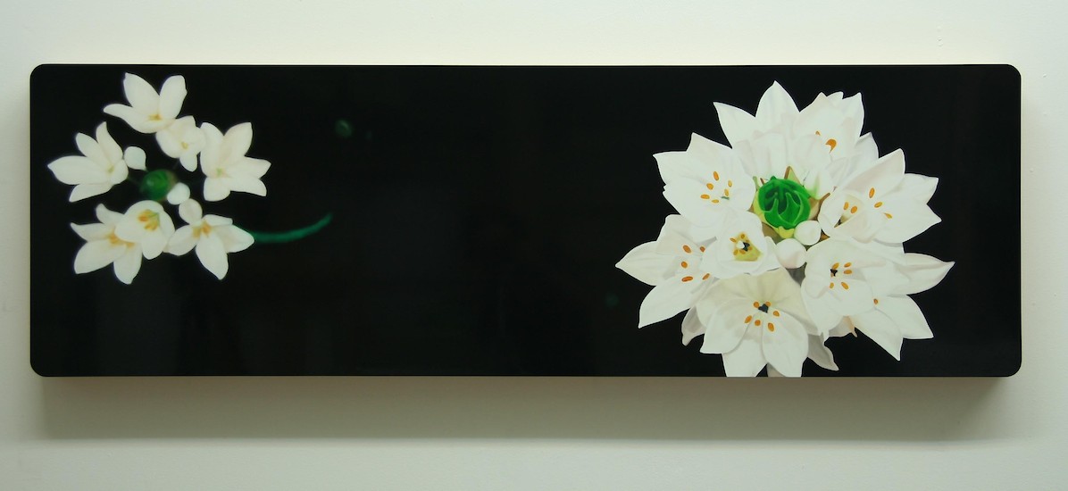 Christian Faul, zb-1103-0, 2006 &ndash; 57 x 180 x 8 cm, Öl, Aluminium, Holz