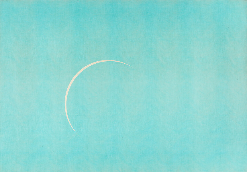 Ohne Titel (Mondsichel), Blatt 1, 2014 – 70 x 100 cm; Papier
