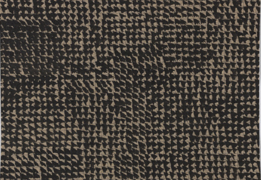 ohne Titel (Intermezzo II), Blatt 11 aus der Reihe von 19, 2015 &ndash; 14,8 x 21,1 cm - mit Rahmen 31 x 34 cm; Tusche auf kariertem Papier; Foto: Annette Kradisch