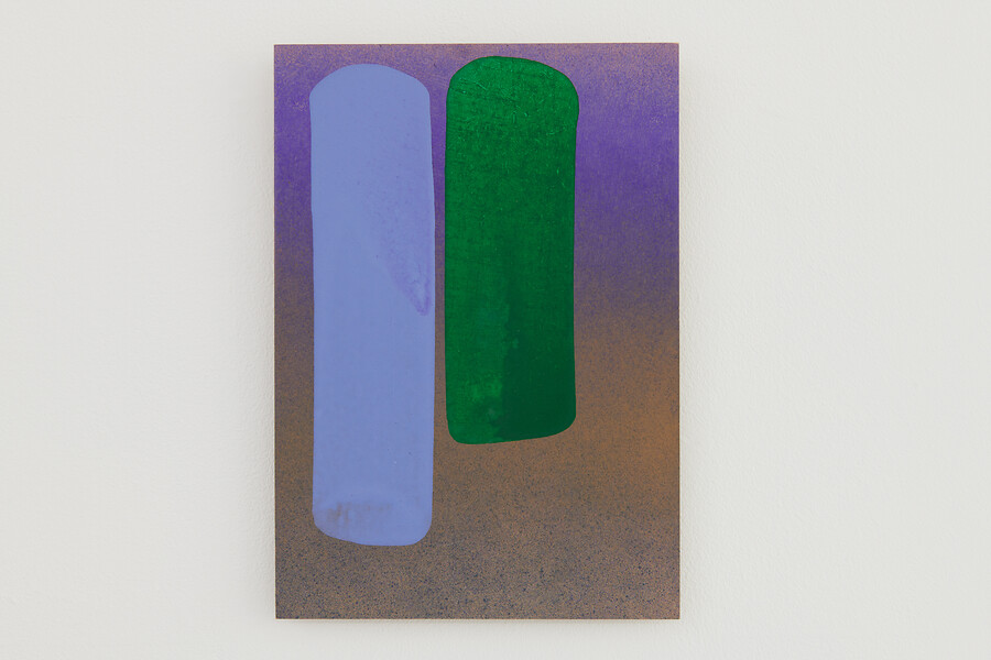 23_2_23, 2023 &ndash; 33,5 x 23,5 cm; Vinylfarbe auf HDF; Foto: Annette Kradisch