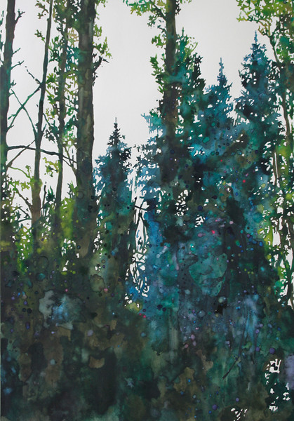 o. T., 2008 &ndash; 50 x 35 cm; Aquarell auf Papier