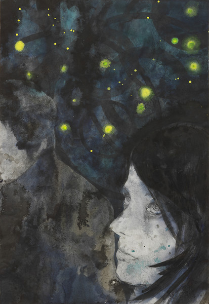 my devil makes me dream like no other mortal dream, 2011 &ndash; 48,4 x 34 cm; Bleistift, Tusche, Aquarell auf Papier