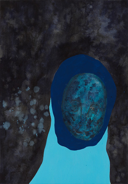 o.T. (Figur), 2010 &ndash; 33,5 x 23,5 cm; Tusche, Gouache, Aquarell auf Papier