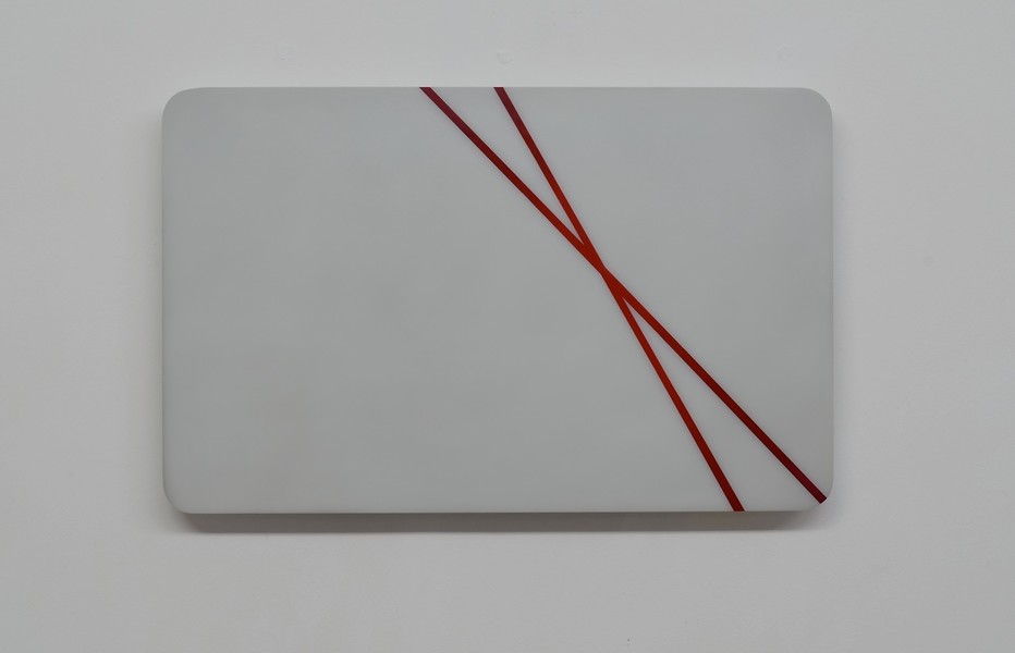 ﻿225012012, 2012 – 38 x 60 x 3,5 cm; Öl/Acrylglas,Aluminiumschichtplatte