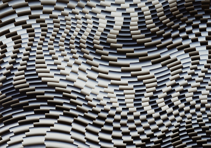 EP112, 2018 &ndash; 125 x 125 cm; Öl auf Aluminium; Foto: Annette Kradisch